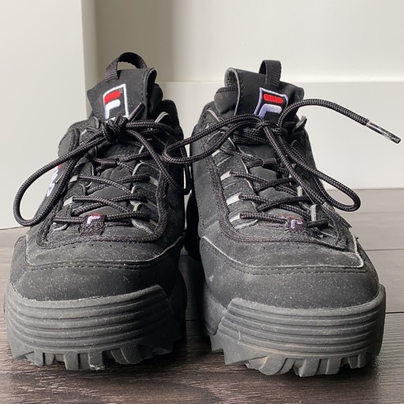 Fila Black Suede Disruptor - Picture 2 of 4